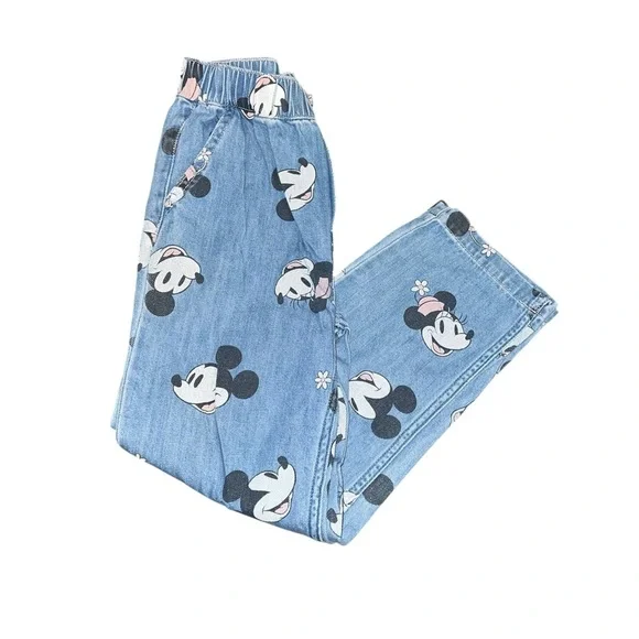 H&M Kids Blue Mickey Mouse Jeans - Picture 4 of 6